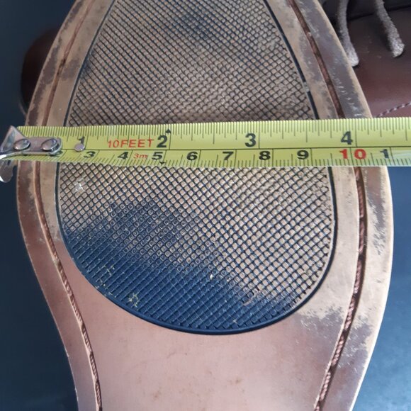 Bruno Marc SZ 9.5 Louis-2 Chestnut Men's Leather Cap Toe Oxford Shoes - Picture 13 of 15